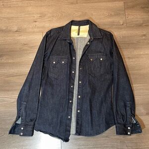 Nudie Jeans Men’s Western Slim Snap Shirt